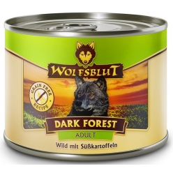 Wolfsblut Dog Dark Forest - Dziczyzna I Bataty Puszka 200G
