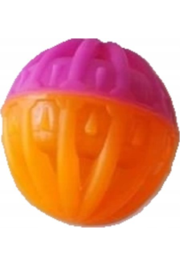 Sum-Plast Piłka Ażurowa Nr 2 – miękka zabawka dla psa 6 cm, produkt polski