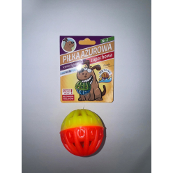 Sum-Plast Piłka Ażurowa Nr 2 – miękka zabawka dla psa 6 cm, produkt polski