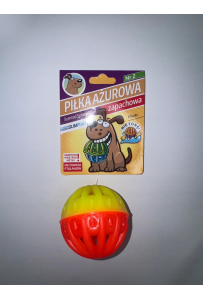 Sum-Plast Piłka Ażurowa Nr 2 – miękka zabawka dla psa 6 cm, produkt polski