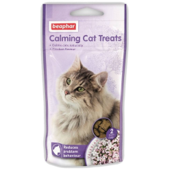 Beaphar Calming Bits Cat 35g – relaksujące przysmaki z walerianą i melisą dla kota