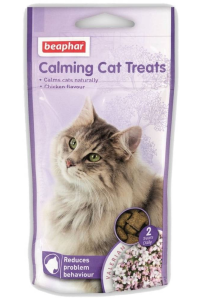 Beaphar Calming Bits Cat 35g – relaksujące przysmaki z walerianą i melisą dla kota