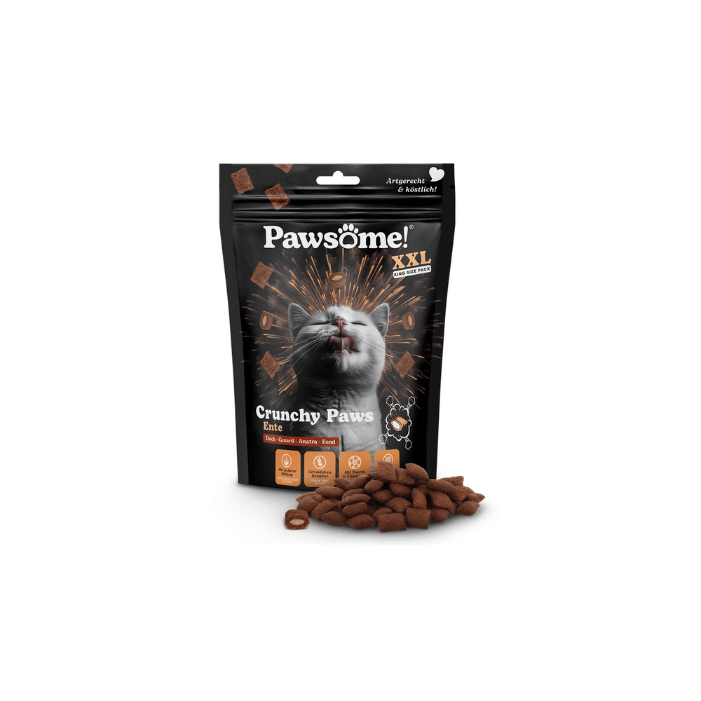 Pawsome Crunchy Paws Kaczka 150G