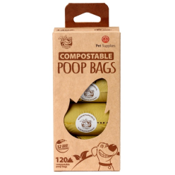 Toby's Choice Biodegradowalne Kompostowalne Worki Na Odchody 120Szt