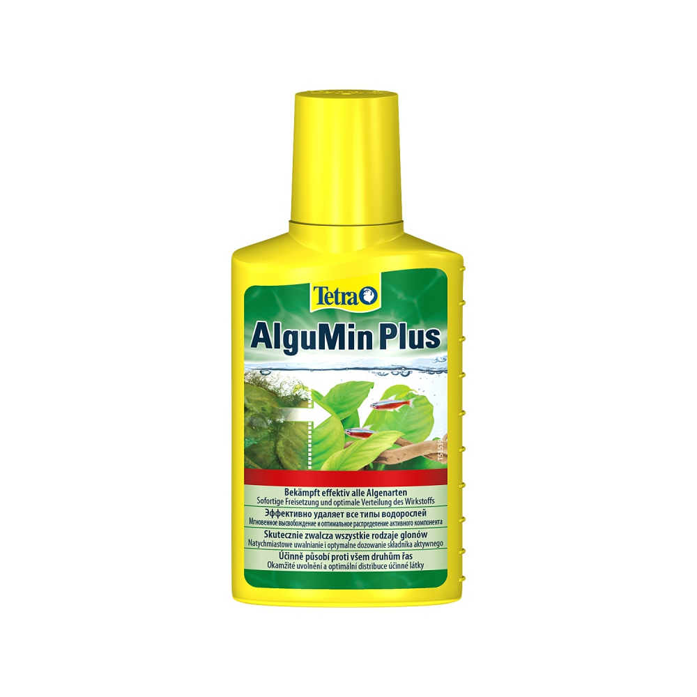 Tetra AlguMin Plus 100 ml – preparat przeciwglonowy do akwarium słodkowodnego