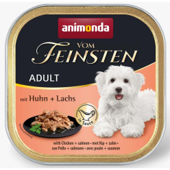 Animonda Vom Feinsten mokra karma dla psa kurczak z łososiem 150 g w sosie