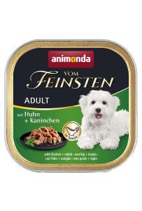 Animonda Vom Feinsten kurczak z królikiem w sosie karma dla psa 150 g