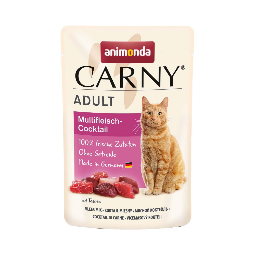 Animonda Carny Adult mokra karma dla kota koktajl mięsny 85 g saszetka