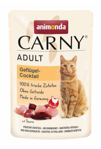 Animonda Carny Adult mokra karma dla kota koktajl drobiowy 85 g saszetka