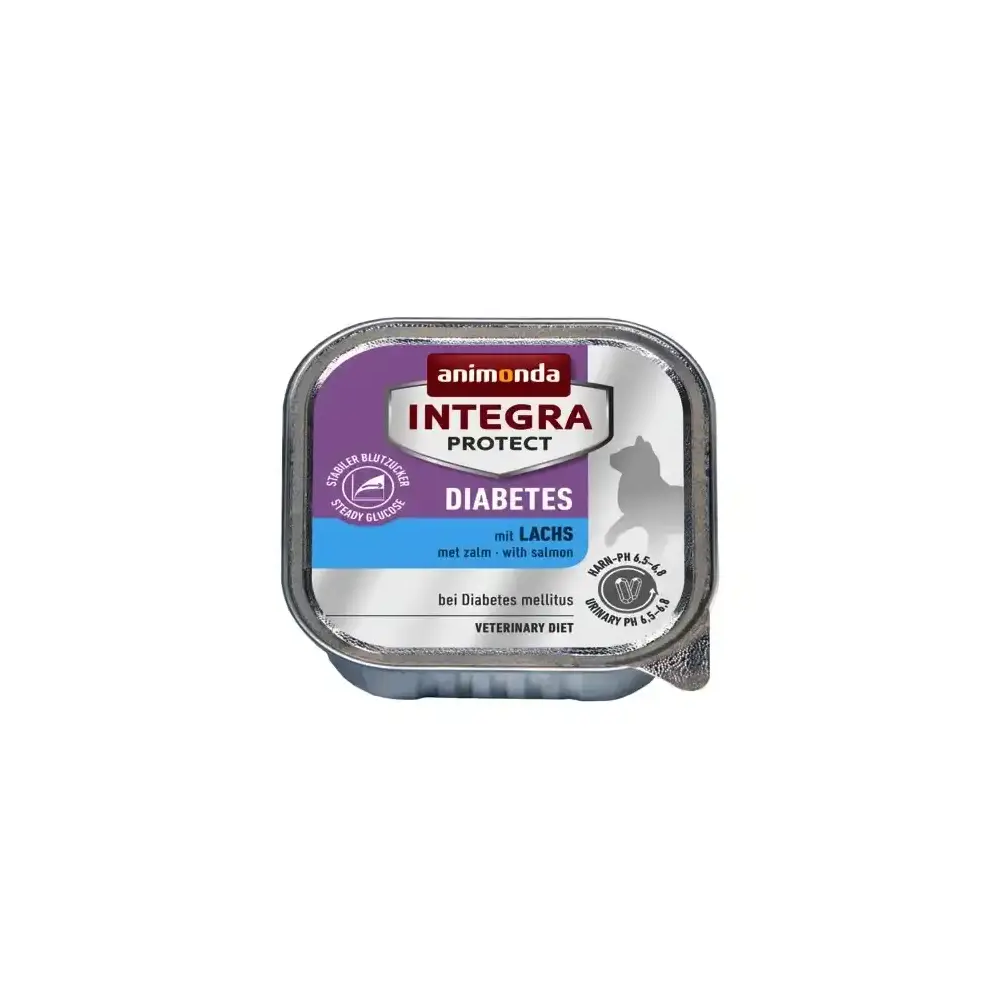 Animonda Integra Protect Diabetes karma dla kota łosoś 100 g tacka
