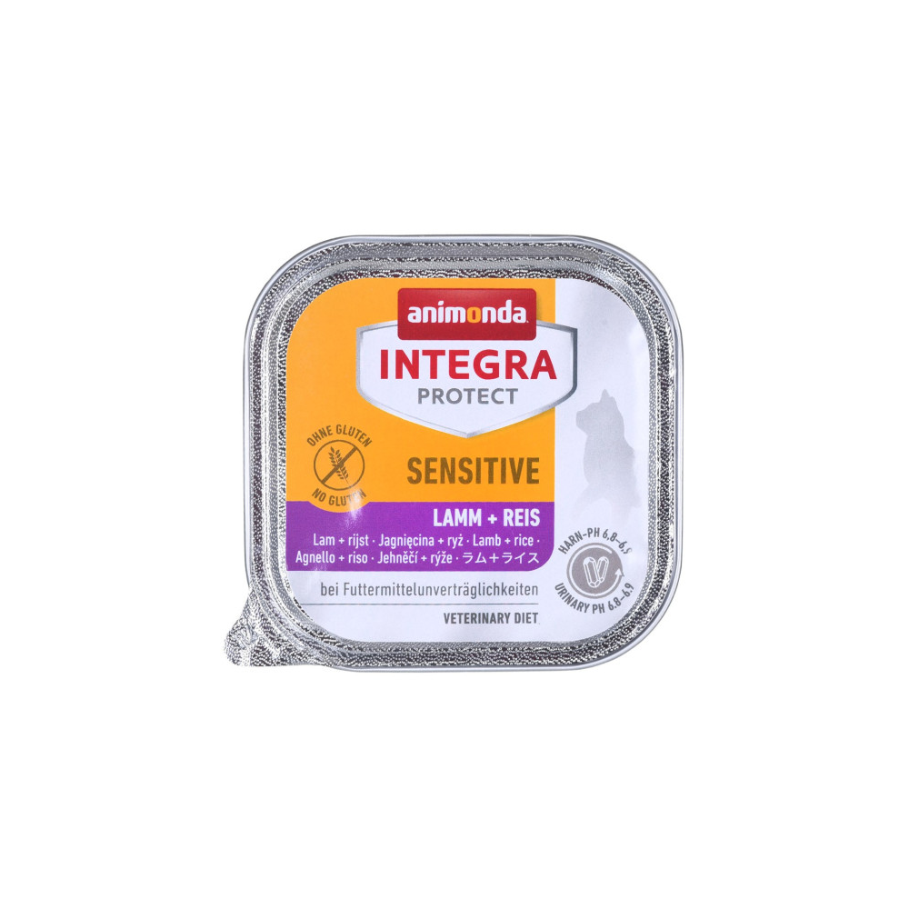 Animonda Integra Sensitive karma dla kota jagnięcina z ryżem 100 g tacka