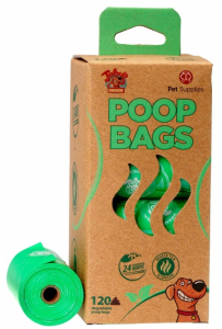 Toby's Choice Ekologiczne (Degradowalne) Zapachowe Worki Na Odchody 120Szt