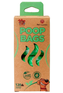 Toby's Choice Ekologiczne (Degradowalne) Zapachowe Worki Na Odchody 120Szt