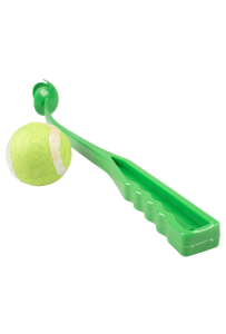 Duvo+ Rzutka dla Psa 50cm z Piłką - Dalekie Aportowanie Bez Wysiłku