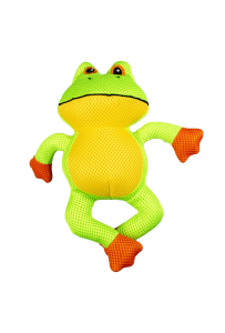 Duvo+ Chłodząca Żaba Pływająca 30x20x8cm - wielokolorowa zabawka dla psa do wody.