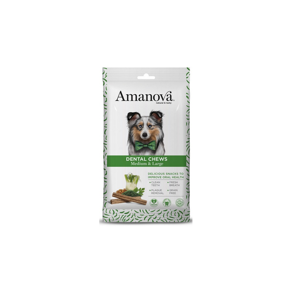 Amanova Dog Dental Chews Medium & Large 180G