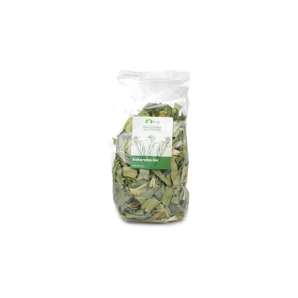 TIVO Zioła Liść Kukurydzy 150g - naturalny przysmak wspierający metabolizm gryzoni i królików.