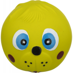 Trixie Piłka Lateksowa dla Psa Pyszczek 6cm z Dźwiękiem Miękka Zabawka