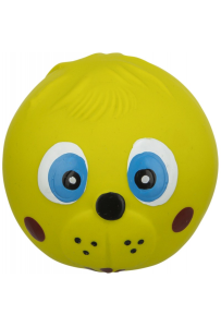 Trixie Piłka Lateksowa dla Psa Pyszczek 6cm z Dźwiękiem Miękka Zabawka