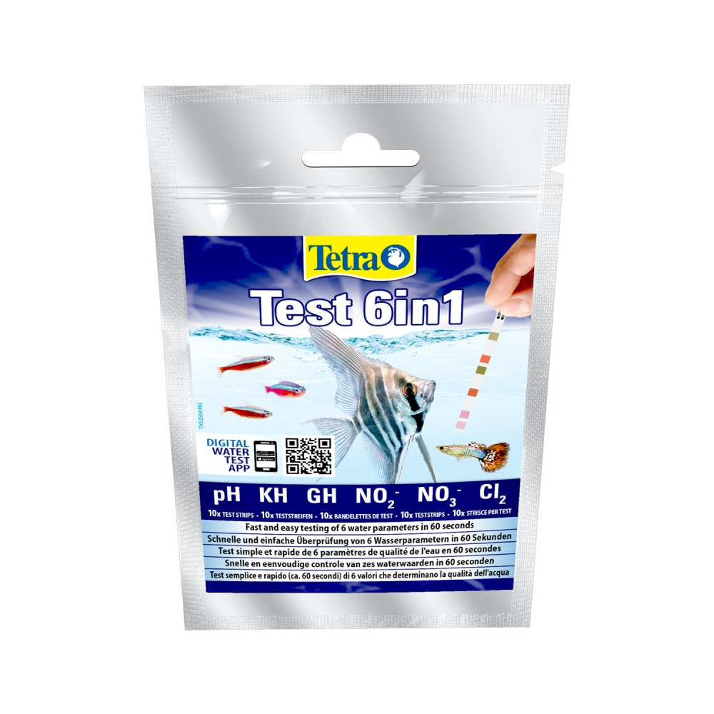 Tetra Test 6w1 Paski do Wody Akwariowej – 10 Sztuk