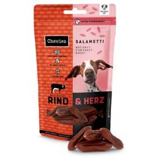 Chewies Beef Salametti Wołowina Z Sercami 60G