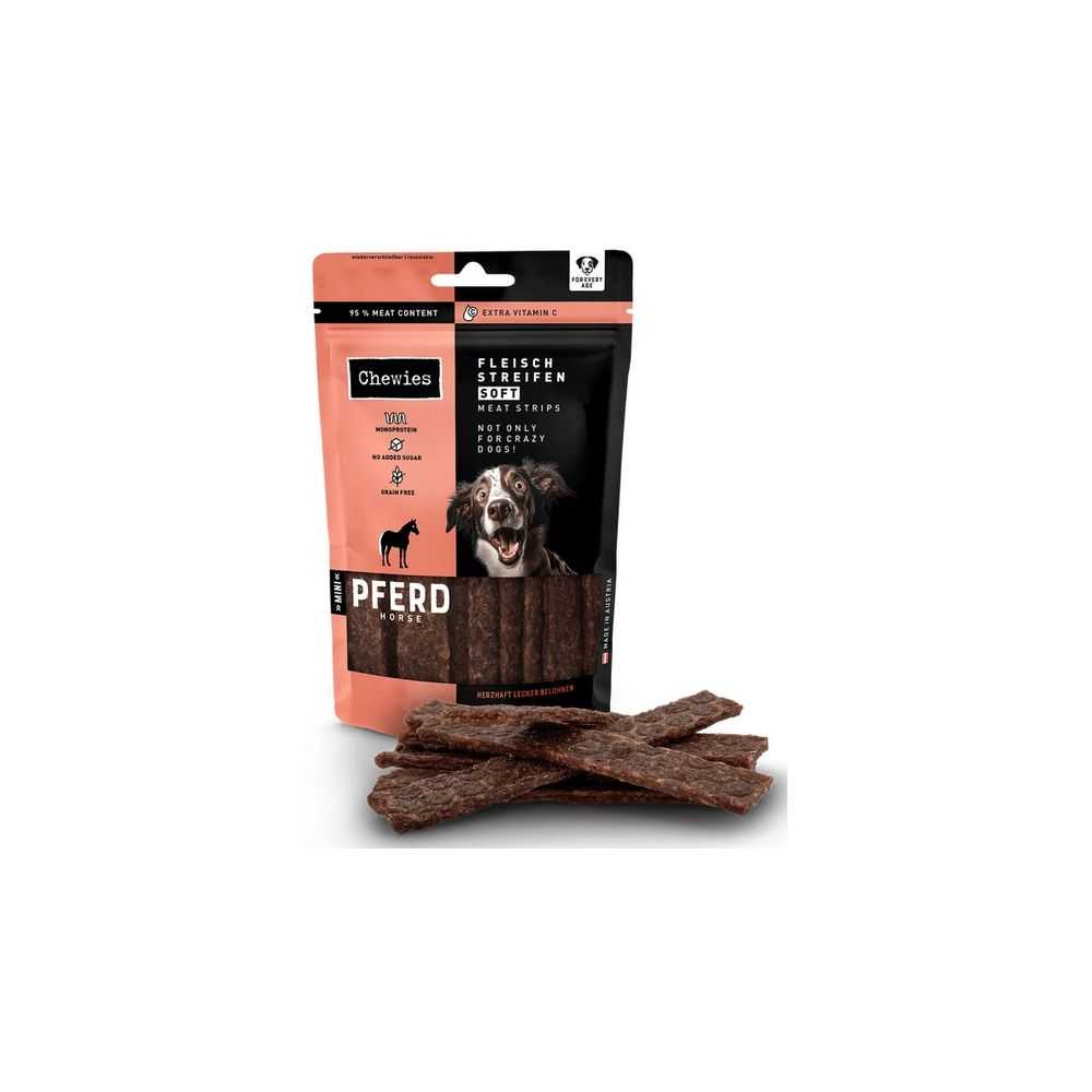 Chewies Meat Strips Soft Mini Konina 70G