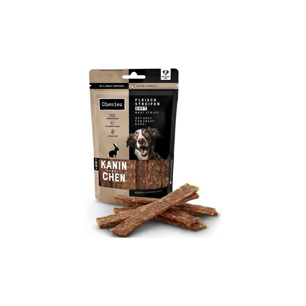 Chewies Meat Strips Soft Mini Królik 70G