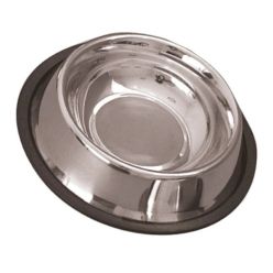 Yarro Miska Metalowa na Gumie 0.45L/15.5cm – Stabilna Miska dla Psa/Kota