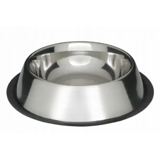 Yarro Miska Metalowa na Gumie 0.45L/15.5cm – Stabilna Miska dla Psa/Kota