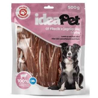 Ideapet Fileciki Z Jagnięciną I Rybą 500G