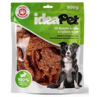Ideapet Kostki Królik Z Ryżem 9Cm 500G