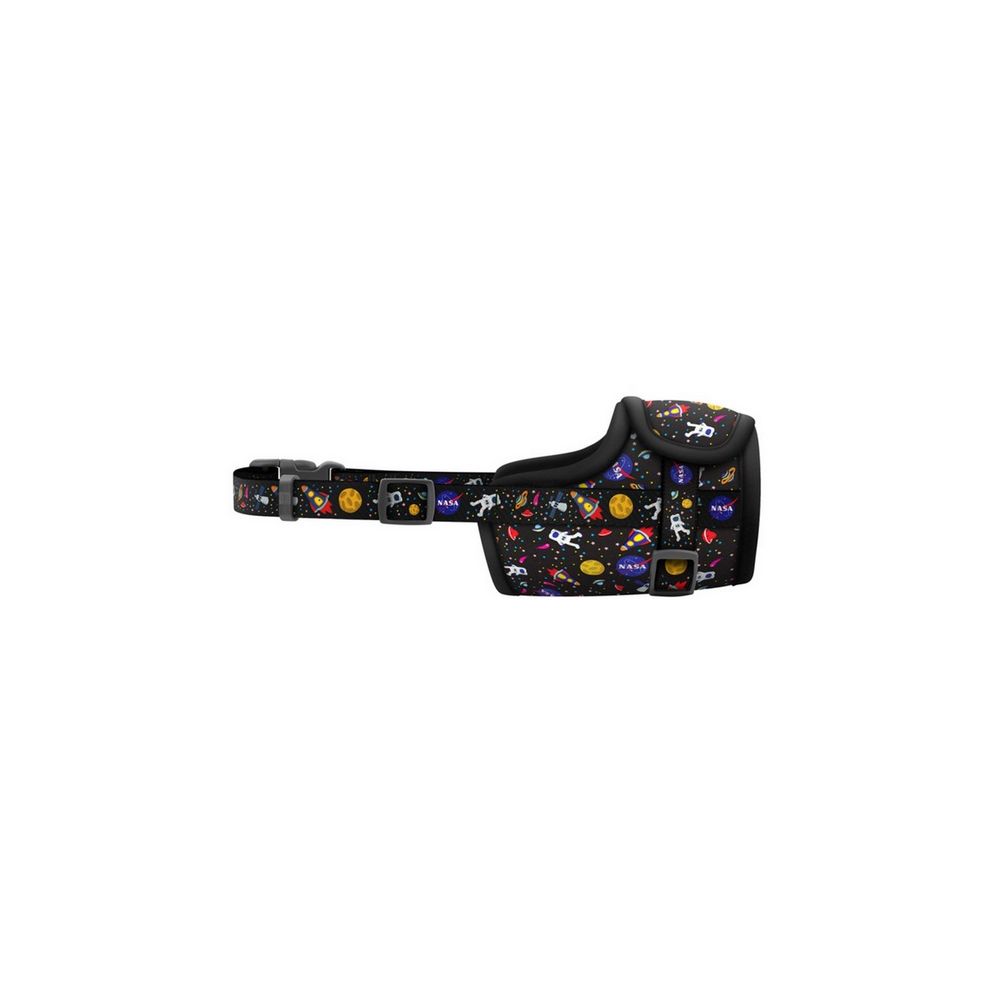 Collar Waudog Nylon Kaganiec, Plastikowy Fastex, Wzór Nasa, Rozmiar 2 [19-26Cm]