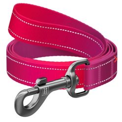 Collar Waudog Nylon Mono Smycz Nylonowa Odblaskowa S 15Mm/200Cm Różowa