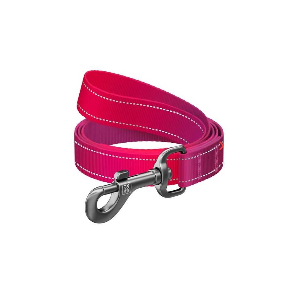 Collar Waudog Nylon Mono Smycz Nylonowa Odblaskowa S 15Mm/200Cm Różowa