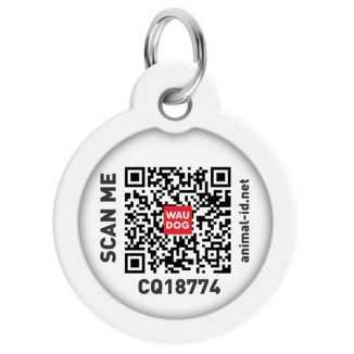 Collar Waudog Smart Id Zawieszka Z Qr-Paszportem Okrągła 3Cm Futrzane Potwory