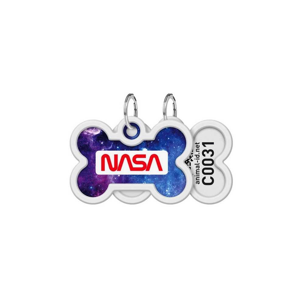 Collar Waudog Smart Id Zawieszka Z Qr-Paszportem Kość 4X3Cm Nasa21