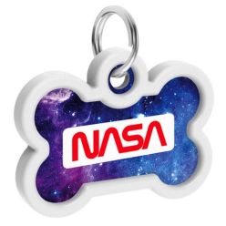 Collar Waudog Smart Id Zawieszka Z Qr-Paszportem Kość 4X3Cm Nasa21