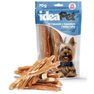 Ideapet O! Paluszki Z Łososiem I Białą Rybą 70G