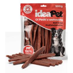 Ideapet Paski Z Wołowiną 500G