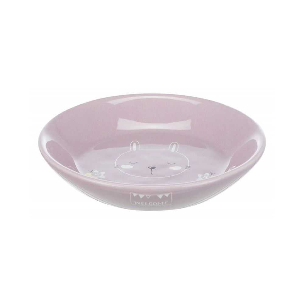 Urocza, ceramiczna miska Trixie z serii Junior, o średnicy 14 cm, przeznaczona dla szczeniaka lub kociaka.