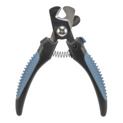 Obcinaczki do pazurów Trixie o długości 13 cm, wykonane ze stali nierdzewnej, z czarno-czerwoną, antypoślizgową rączką