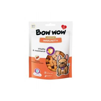 Funkcjonalny gryzak Bow Wow Immunity z dziką różą i żurawiną na odporność psa - sklep zoologiczny Konikpolny.pl