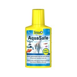 Uzdatniacz wody Tetra AquaSafe 50ml neutralizujący chlor i metale ciężkie w akwarium - sklep zoologiczny Konikpolny.pl