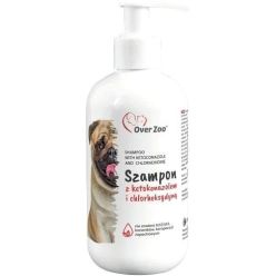 szampon Over Zoo z chlorheksydyną i ketokonazolem do pielęgnacji problematycznej skóry psów i kotów sklep zoologiczny