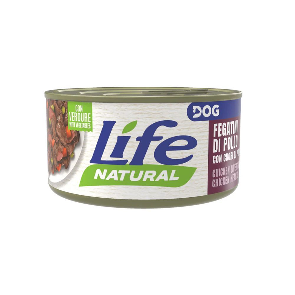 Bezzbożowa karma mokra dla psa Life Dog Natural z wątróbką z kurczaka - sklep zoologiczny Konikpolny.pl