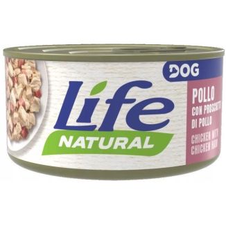 Bezzbożowa karma mokra dla psa Life Dog Natural z piersią i szynką z kurczaka - sklep zoologiczny Konikpolny.pl