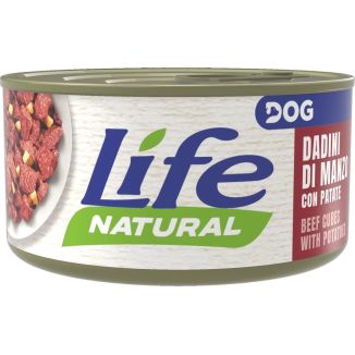 Bezzbożowa karma mokra dla psa Life Dog Natural z wołowiną i ziemniakami - sklep zoologiczny Konikpolny.pl