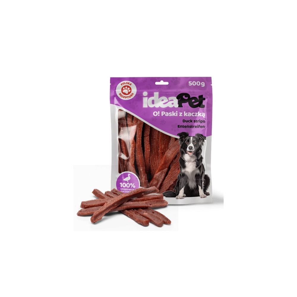 Ideapet Paski Z Kaczką 500G