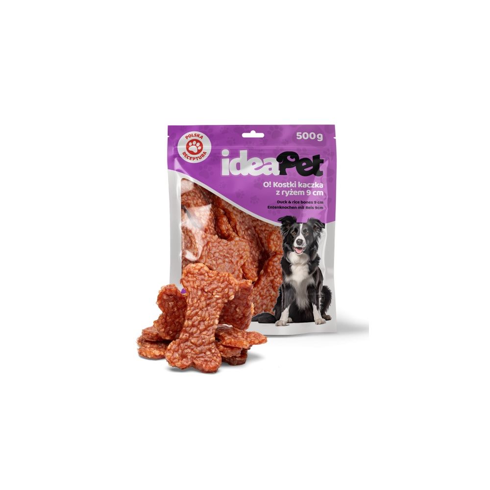 Ideapet Kostki Z Kaczką I Ryżem 9Cm 500G