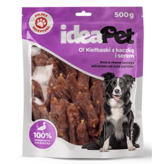 Ideapet Kiełbaski Z Kaczką I Serem 500G